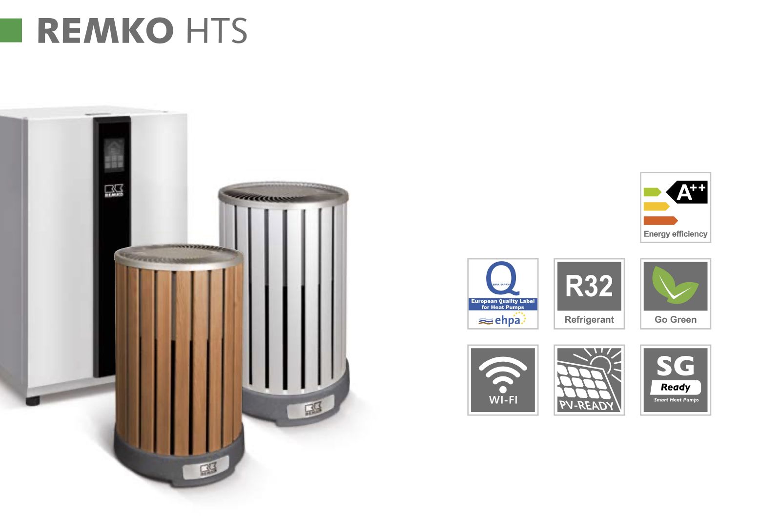 powietrzne pompy ciepła typu split REMKO HTS